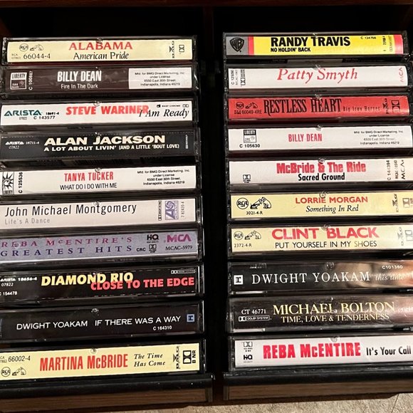 80's/90's Vintage Cassette Tapes - Collection of 20 - Picture 1 of 2